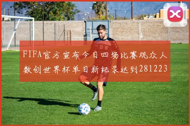 FIFA官方宣布今日四场比赛观众人数创世界杯单日新纪录达到281223人